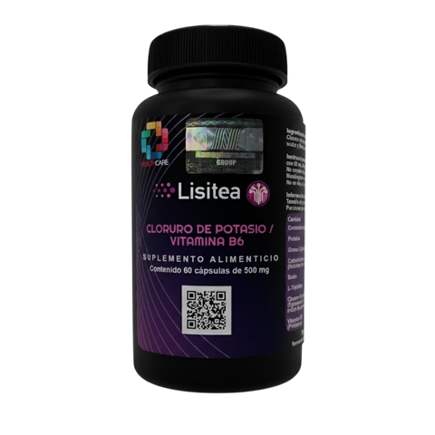 LISITEA - suplemento alimenticio con aminoácidos-Cloruro de Potasio-Vitamina B6